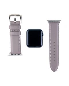 ALTO Leather Strap for Apple Watch Series 7 [45mm] / SE/6/5/4 [44mm] / 3/2/1 [42mm] - Cement