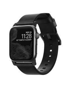 Horween Leather Strap for Apple Watch 42mm - Black