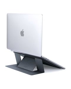 แท่นวางโน๊ตบุ๊คแบบพับได้ Laptop Stand [Non adhesive version and Dual angle] สี Grey