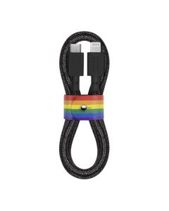 Native Union Belt Cable-Pride-Edition-C-Lightning 1.2M-Charcoal