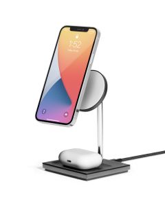 Native Union Snap Magnetic 2-In-1 Wireless Charger - Slate