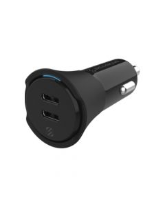 SCOSCHE 40W Dual USB-C Power Delivery Car Charger